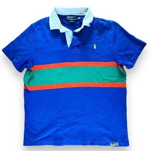 Polo Ralph Lauren Vintage 90's Polo Shirt Custom Fit Large Florida Gators Colors